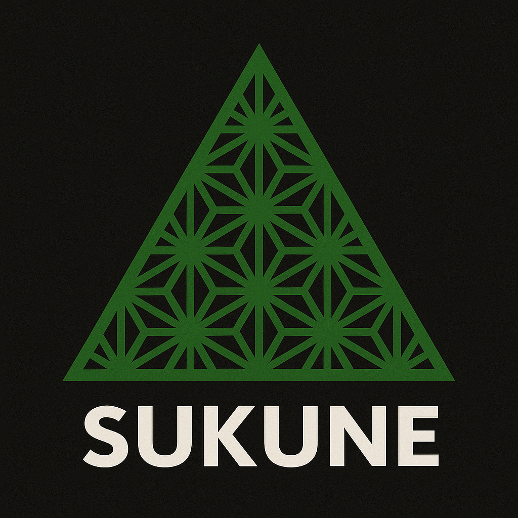 Power" Kanji with Hemp Pattern – Sacred Japanese Energy Tee | SUKUNE Original